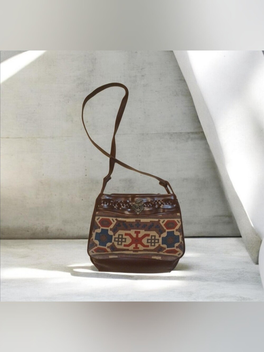 Vintage Mitzi Tapestry Siuthwestern Shoulder Bag